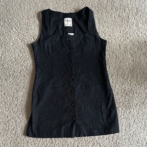 Abercrombie & Fitch Charcoal Sleeveless Dress